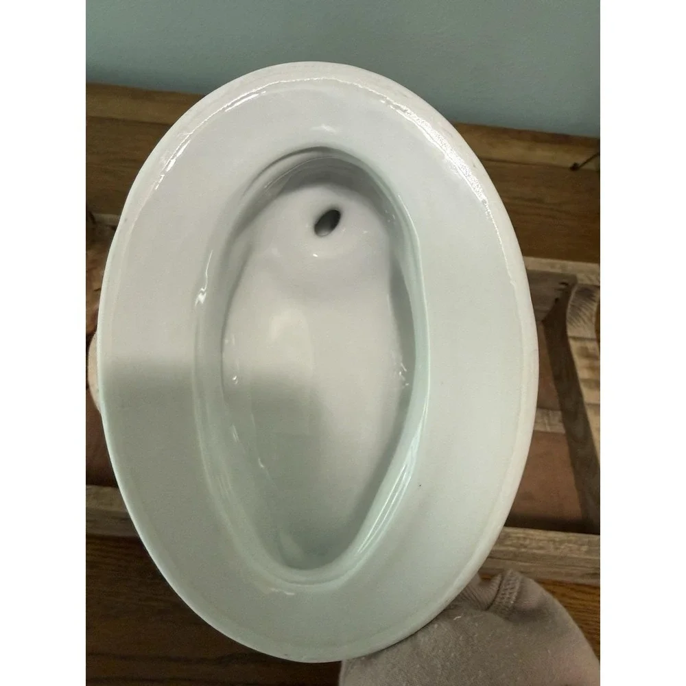 Vintage BIA Cordon Bleu White Duck Casserole Dish